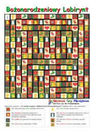 Bożonarodzeniowy Labirynt – Gra planszowa