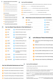 Junior Explorer 6 – Unit 1 – karta pracy – Staying Connected with Technology – technology– Krzyżówka GRATIS