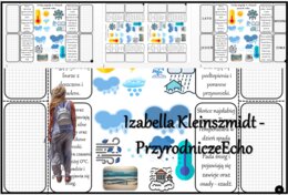 Notatka okienkowa/stacja zadaniowe/notatka interaktywna/notatka graficzna/karta pracy/sketchnotka "Wędrówka Słońca", „Cechy pogody w różnych porach roku ” w pdf. Przyroda 4, dział „Poznajemy pogodę i inne zjawiska przyrodnicze”. Materiał wykonany na pods