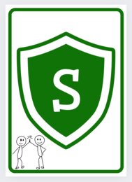 Samorząd Uczniowski - napis, girlanda, tablica, dekoracja