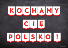 KOCHAMY CIĘ POLSKO! - GIRLANDA
