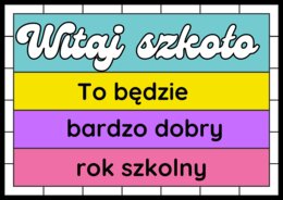 Gra terenowa " Żegnajcie wakacje, witaj szkoło"