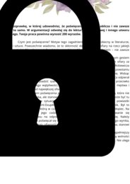 Rozprawka dotycząca poświęcenia! Do wydruku i pracy na lekcji. HIT! Trening przed egzaminem!