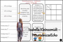 Notatka okienkowa/stacja zadaniowe/notatka/notatka graficzna/karta pracy/sketchnotka „Dziedziczenie grupy krwi”, „Jak zapisać krzyżówkę genetyczną?” w pdf. Biologia 8 dział „Genetyka”. Materiał wykonany na podstawie podręcznika z wydawnictwa Nowa Era – n