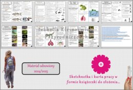 Zestaw sketchnotek/książeczek/notatek/wklejek/ściąg dla ucznia i przypomnień dla nauczyciela/edukacja domowa w pdf do całego działu. Biologia 6, dział „Kręgowce zmiennocieplne”. Nowość 2024/2025.