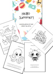 Hello Summer ! Activity book for kids. Koloruj i ćwicz angielski