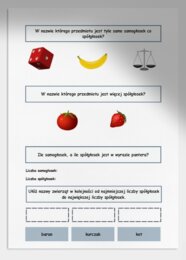 Spółgłoski i samogłoski. Karta pracy. Sprawdzian