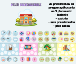 Moje przedszkole - kategoryzacja