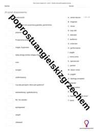 Junior Explorer 6 – Unit 3 – testy