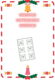 Christmas conversation cards