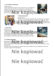 Scenariusz lekcji z ćwiczeniami do druku Past Simple v. Continuous B1