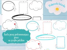 Język polski- karta na podsumowanie