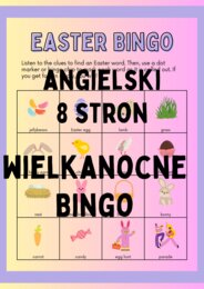 Angielski, Wielkanocne Bingo 8 stron