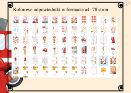 Dzień strażaka - 2 wersje kolor i czarno biała