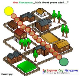 Idzie Grześ przez wieś – Gra planszowa