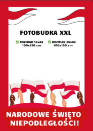 11 LISTOPADA ŚWIĘTO NIEPODLEGŁOŚCI FOTOBUDKA XXL