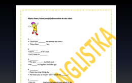 Duale - matura - 20 nowych par zdań do uzupełnienia+ klucz