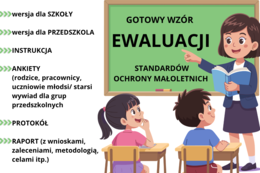 Ewaluacja Standardów Ochrony Małoletnich w przedszkolu/ szkole; raport