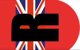 Dekoracja girlanda napis ENGLISH IRREGULAR VERBS język angielski