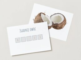 Zgadnij owoc po brakujących literach | Quiz o owocach | 50 pytań