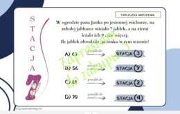 Pomysł na lekcję - stacje zadaniowe Tabliczka mnożenia.