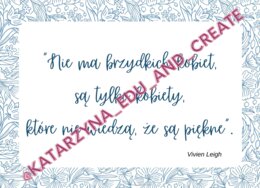 Plakaty z cytatami - Dzień Kobiet