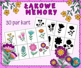 ŁĄKA: ŁĄKOWE MEMORY - zapamiętanie, sekwencje, memo