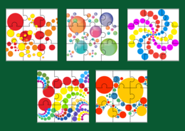 DZIEŃ KROPKI – PUZZLE – 10 obrazków