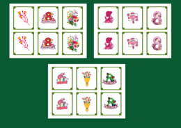 DZIEŃ KOBIET – memory – 36 szt. – biblioteka – świetlica – przedszkole