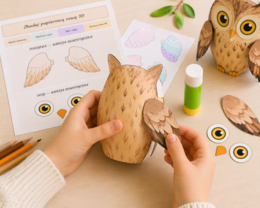 Zbuduj papierową sowę 3D