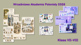Scenariusz pierwszej lekcji języka polskiego w klasach VII–VIII | wymagania edukacyjne | prezentacja | karty pracy