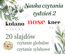 Nauka czytania - tydzień 2