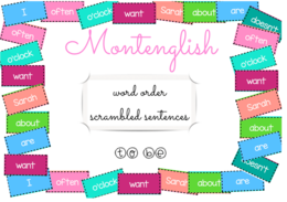 Rozsypanki wyrazowe Scrambled Sentences: to be