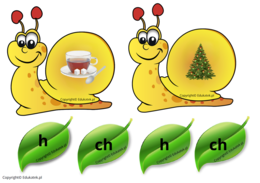 Ortograficzne ślimaki – gra ortograficzna