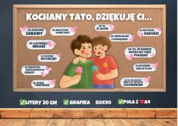Gazetka szkolna - KOCHANY TATO, DZIĘKUJĘ CI ZA...