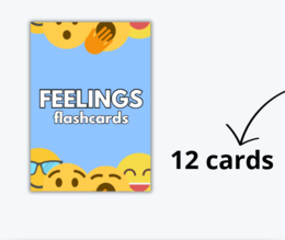 FEELINGS FLASHCARDS, FISZKI, UCZUCIA