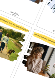 Picture Description Speaking Cards