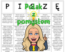 PISZĘ - zadania kreatywne