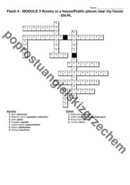 Flash 4 – Module 3 – krzyżówki