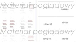 Tryb przypuszczający - koniugacja (fiszki dwustronne)