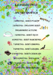 PAKIET MATERIAŁÓW NA MARZEC WEDŁUG KALENDARZA ŚWIĄT I DNI NIETYPOWYCH