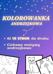 Kolorowanka – Andrzejkowe Wróżby – 10 stron magii i zabawy! 🔮🕯️✨