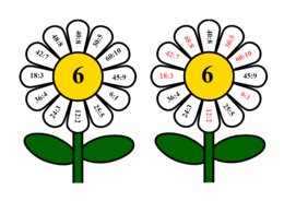 Matematyczne kwiatki – gra matematyczna