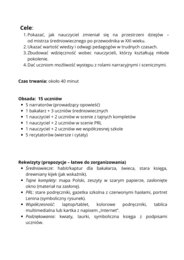 Scenariusz na Dzień Nauczyciela - Nauczyciel w historii