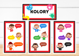 Karty demonstracyjne / pokazowe - kolory