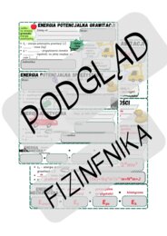 Wlepka, karta pracy, materiał do uzupełnienia - energia mechaniczna - energia potencjalna, sprężystości, kinetyczna - fizyka - Z ODPOWIEDZIAMI