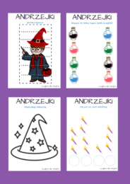 Andrzejki - kreatywne karty pracy