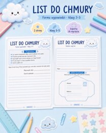 Forma wypowiedzi. List do chmury