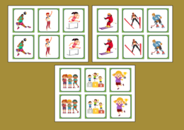 DZIEŃ SPORTU – memory – 42 szt. – biblioteka – przedszkole – świetlica
