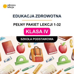 Gotowe lekcje edukacji zdrowotnej – klasa 4